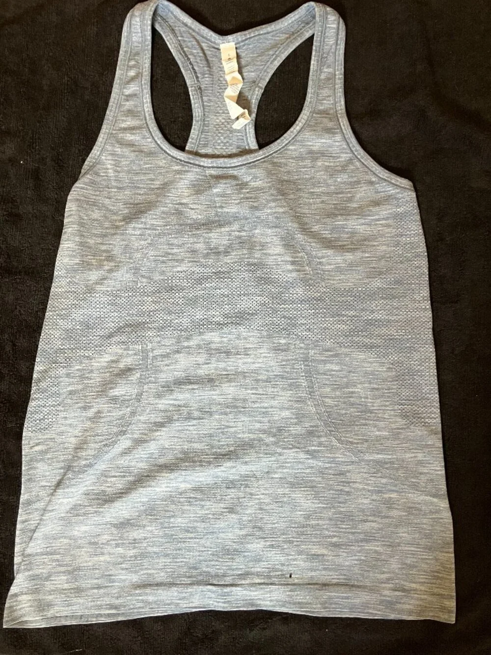 Lululemon Women's Racerback Tank Top Size 8 Gray Blue Athletic Yoga